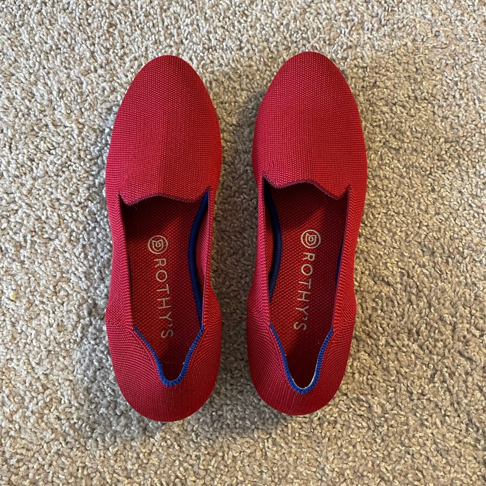 Rothy’s Dark Red Loafers